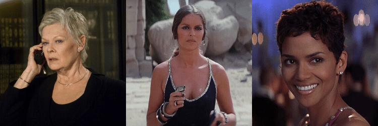 Judi Dench, Barbara Bach e Halle Berry já foram espiãs na franquia 007