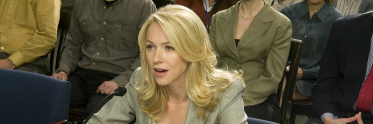 Para falar das espiãs da CIA, Naomi Watts em Jogos do Poder (Fair Game, 2010)