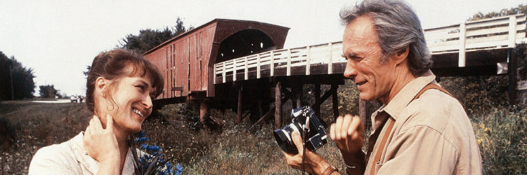 Meryl Streep e Clint Eastwood em As Pontes de Madison