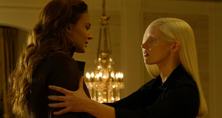 Sophie Turner e Jessica Chastain in X-Men: Fênix Negra (Dark Phoenix), 2019